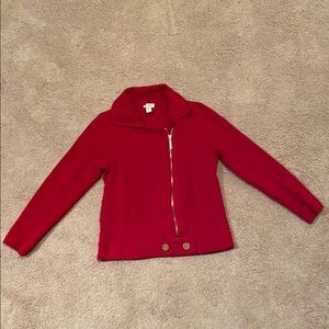 Chico's Red Women's Sweater Jacket, size 0